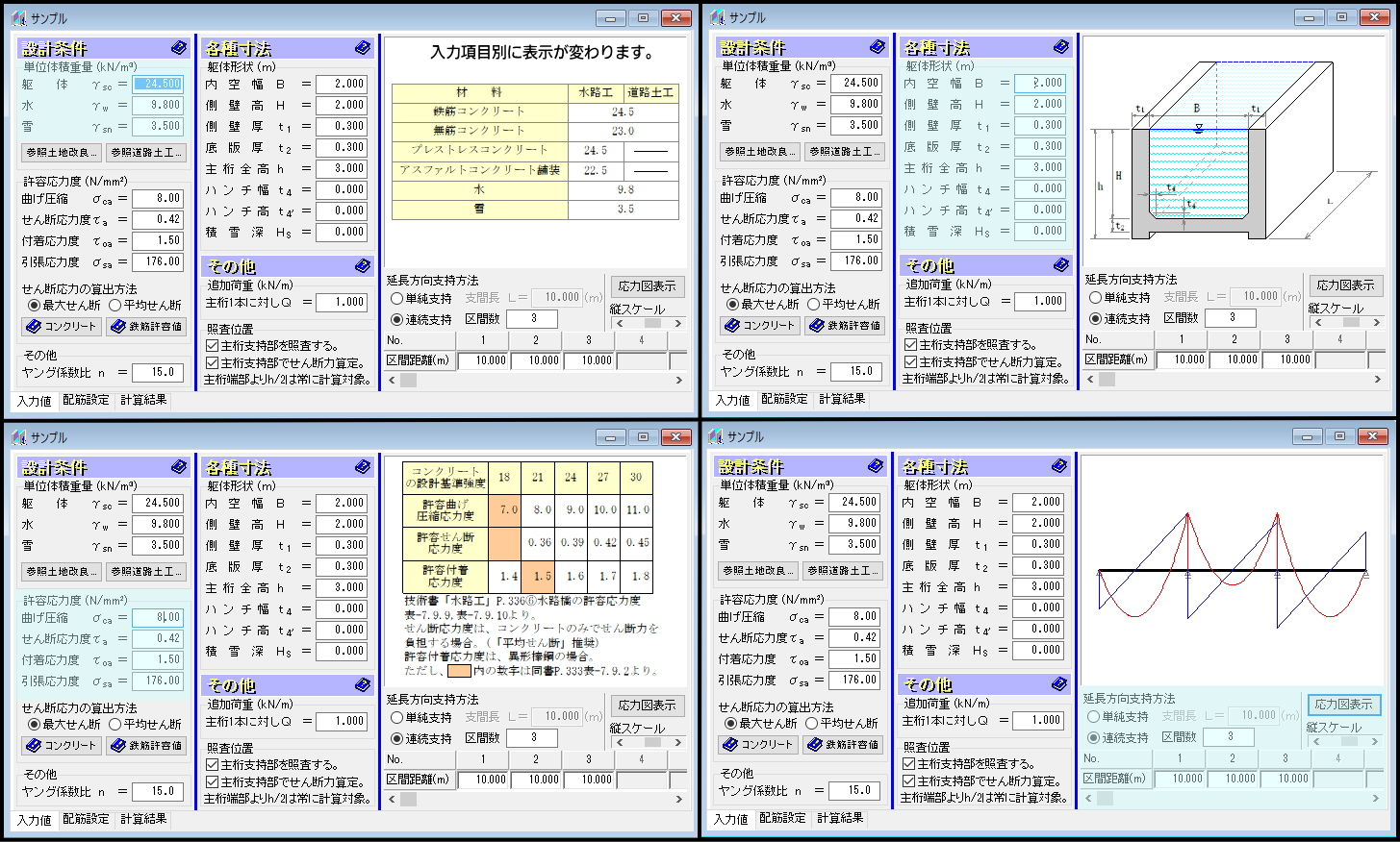 入力値 入力値