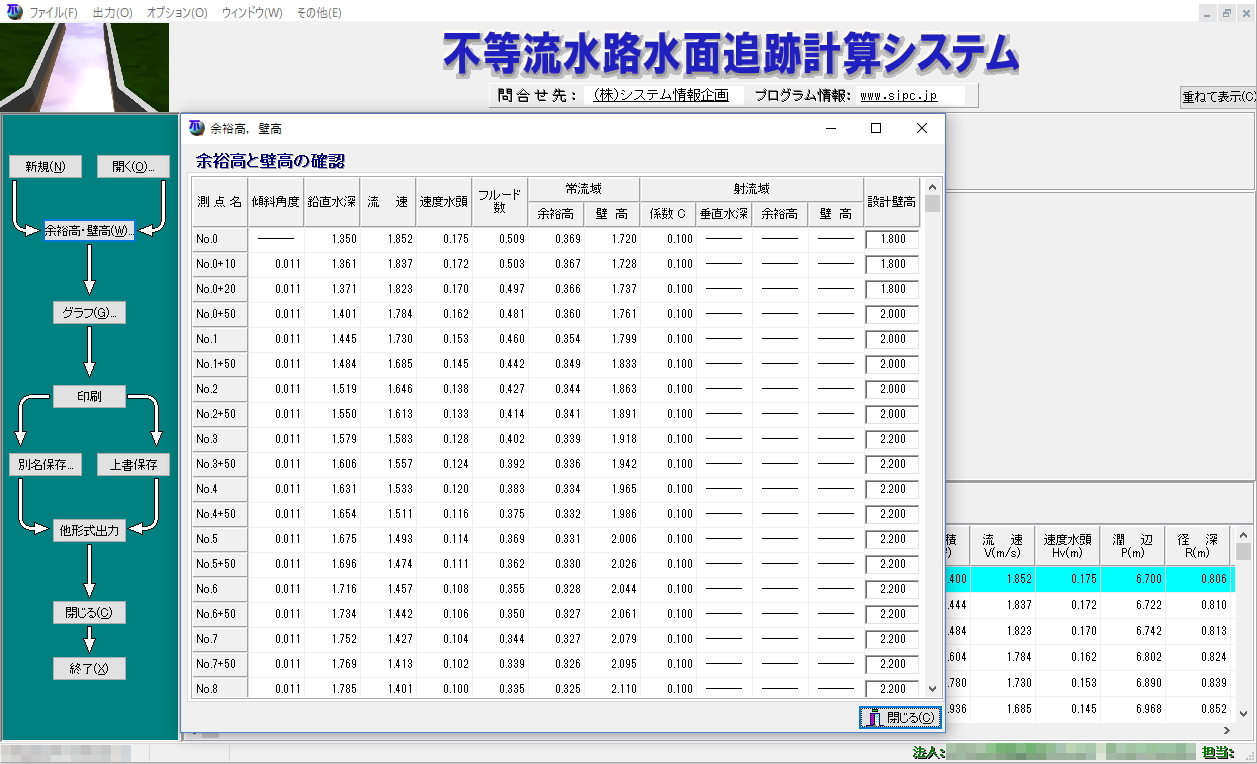 余裕高・壁高